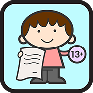 Little Darlings Nursery - child holding a certificate with 13+ number