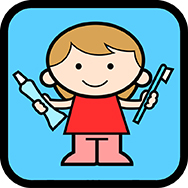 Little Darlings Nursery - child holding a tooth