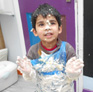 Messy play at Little Darling Childcare, Harrow