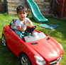 Little Dalrling Childcare driving a car