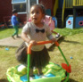 Little Dalrling Childcare enjoying the garden