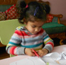 Little Dalrling Childcare cutting to improve fine motor skills