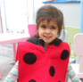 Little Dalrling Childcare pretending to be a ladybird