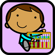 Child with an abacas at Little Darlings Nursery